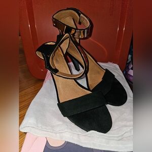 JEFFERY CAMPBELL Heels for Free People SZ 10 Black/Gold